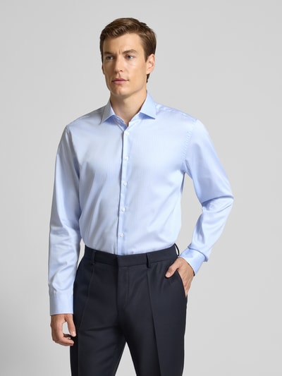 SEIDENSTICKER REGULAR FIT Koszula biznesowa o kroju regular fit z listwą guzikową Błękitny 4
