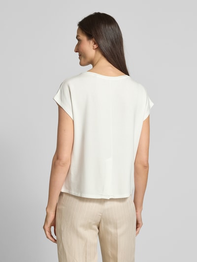 Someday T-Shirt mit Kappärmeln Modell 'Kamie' Offwhite 5