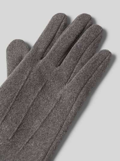 EEM Handschoenen met deelnaden Lichtgrijs gemêleerd - 3