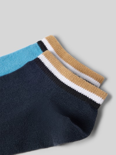 BOSS Sneaker-Socken im 2er-Pack aus Baumwoll-Mix Blau 2
