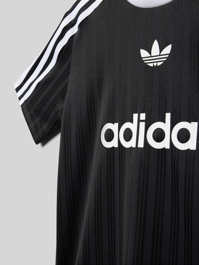 adidas Originals T-Shirt mit Label-Print Black 2