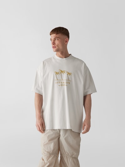 VETEMENTS Oversized T-Shirt im Destroyed-Look Weiss 4