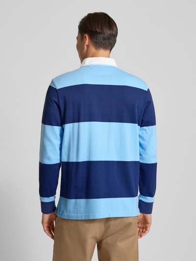 Polo Ralph Lauren Sweatshirt mit Polokragen und Label-Stitching Hellblau 5