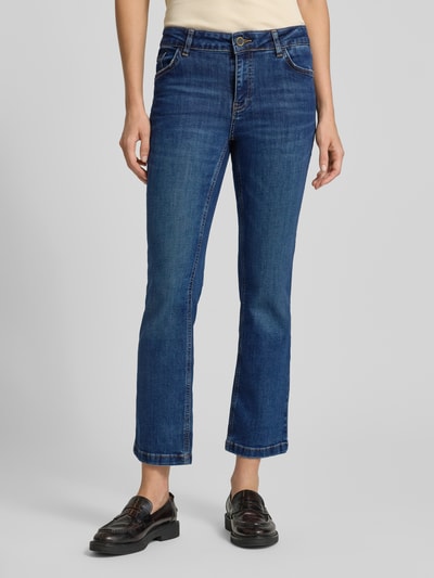MOS MOSH Flared Fit Jeans im 5-Pocket-Design Modell 'ASHLEY' Dunkelblau 4