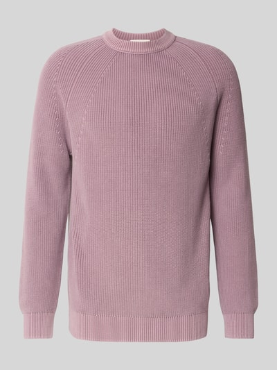 Drykorn Gebreide pullover met ronde hals Rosé - 2