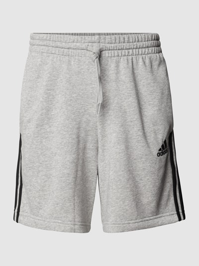 ADIDAS SPORTSWEAR Korte broek met merkdetail Middengrijs gemêleerd - 2