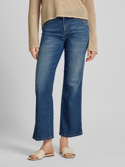 Cambio Bootcut jeans met siersteentjes, model 'FRANCESCA' Blauw - 4