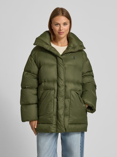 Polo Ralph Lauren Donsjack met opstaande kraag Olijfgroen - 4