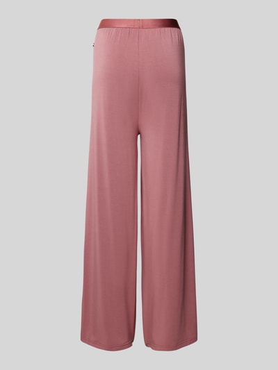 BOSS Wide leg pyjamabroek met elastische band, model 'BEA' Mauve - 3