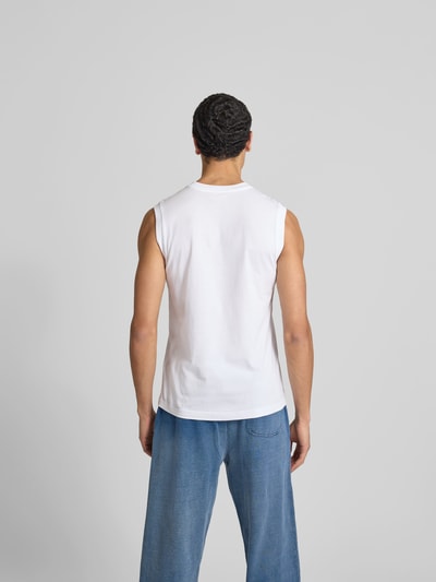 Diesel Top z Detal z logo Biały 5