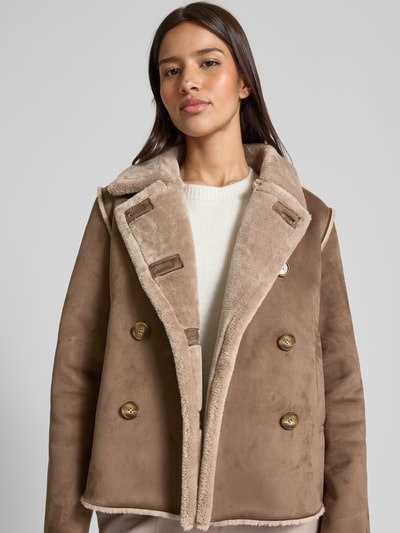 Fuchs Schmitt Jacke mit Umlegekragen Taupe 3