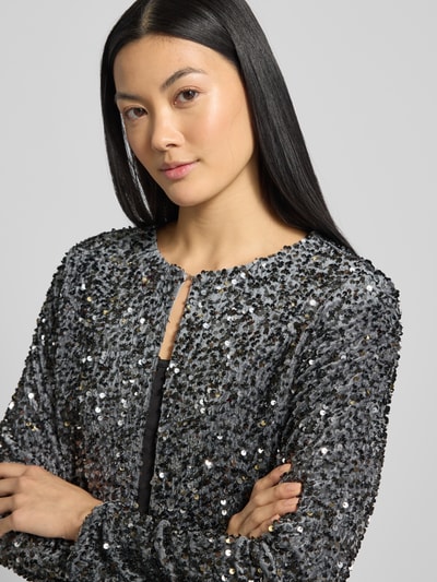 Vila Jack met pailletten, model 'FAITH' Zilver - 3