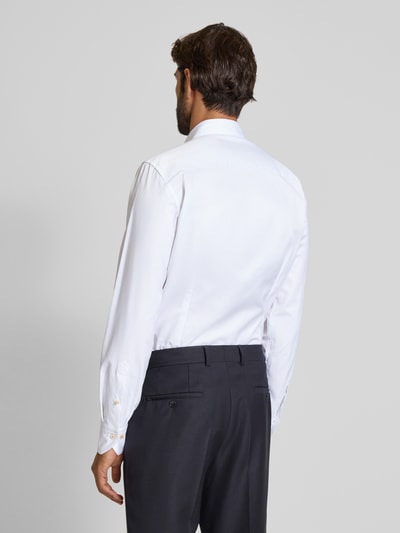 Stenstroms Slim Fit Business-Hemd mit Kentkragen Weiss 5