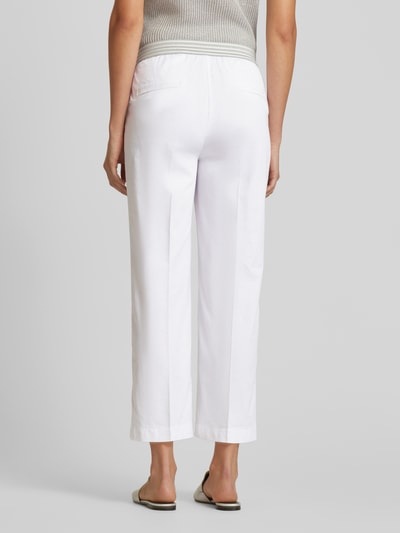 TONI Wide Leg Stoffhose mit verkürztem Schnitt Modell 'Sue' Weiss 5