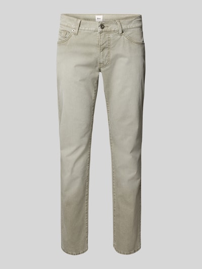 Brax Straight Fit Jeans mit Kontrastnähten Modell 'Chuck' Mint 2