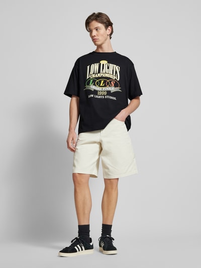 Low Lights Studios T-Shirt mit Label-Print Modell 'CHAMPIONSHIP' Black 1