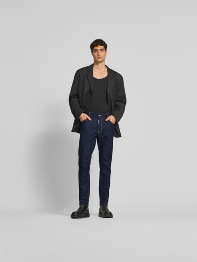 Dsquared2 Slim Fit Jeans mit Label-Detail Dunkelblau 1