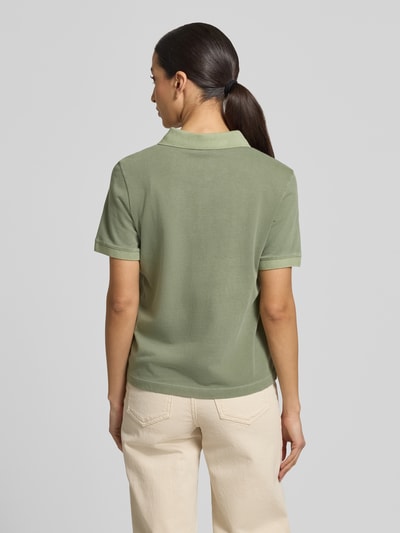 Marc O'Polo Regular Fit Poloshirt aus Baumwoll-Mix Hellgruen 5
