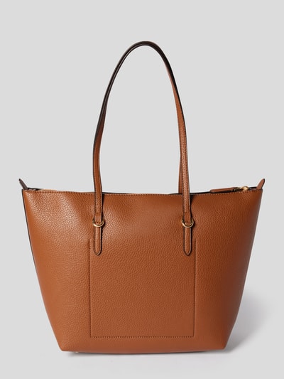 Lauren Ralph Lauren Shopper in leerlook Cognac - 4