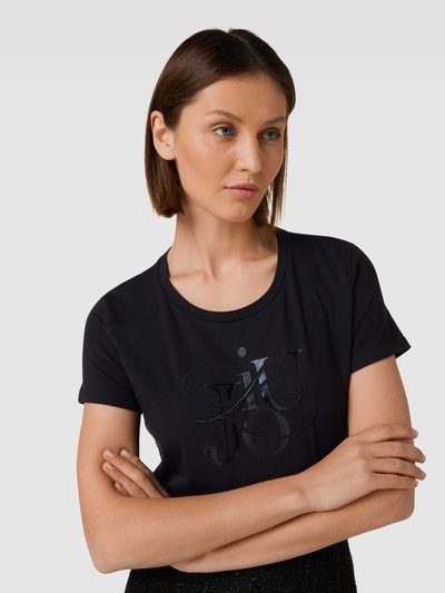 LIU JO SPORT T-shirt met siersteentjes Zwart - 3