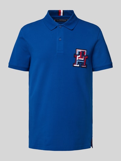 Tommy Hilfiger Regular fit poloshirt met labelbadge Koningsblauw - 2