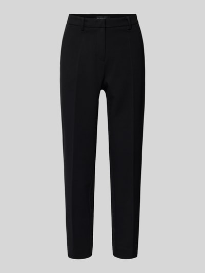 CAMBIO Broek van viscosemix met persplooien, model 'KRYSTAL' Zwart - 2