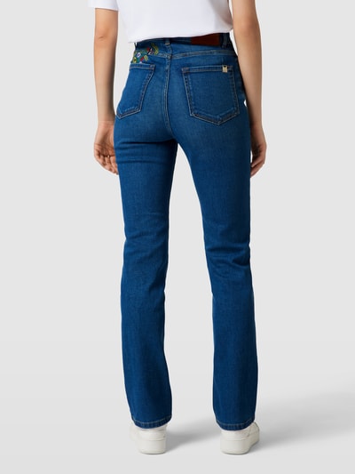 Weekend Max Mara Jeans met motiefstitching, model 'BEATI' Jeansblauw - 5