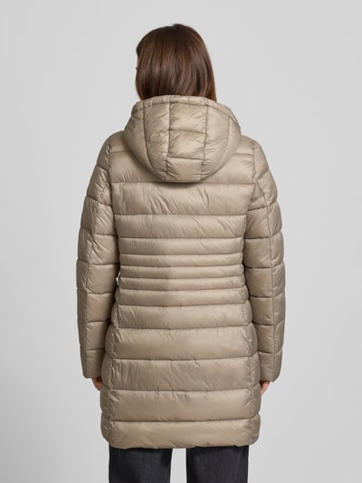 Jake*s Casual Gewatteerde jas met capuchon Steengrijs - 5