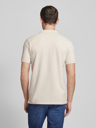 JOOP! Jeans Regular fit poloshirt in effen design, model 'Ambrosio' Offwhite - 5