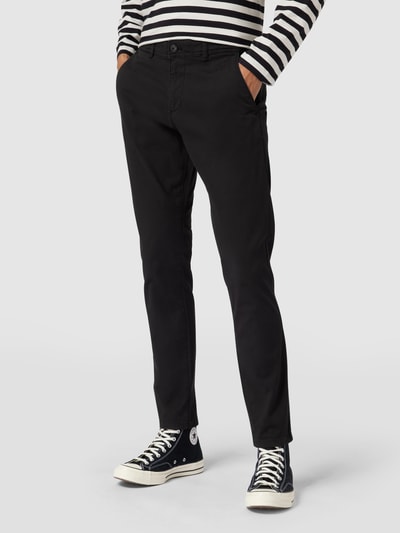 MCNEAL Super slim fit chino met gsm-vakje Zwart - 4