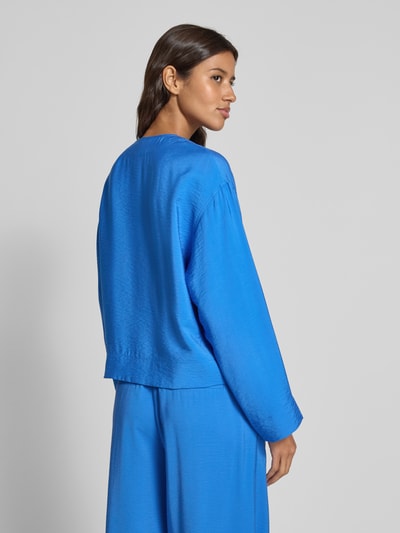 INFLUENCER'S CHOICE BY P&C* Bluzka o kroju relaxed fit z efektem marszczenia Niebieski 5