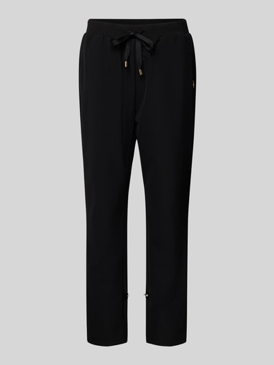 Liu Jo Sport Stoffhose mit elastischem Bund Black 2