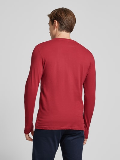 Christian Berg Men Longsleeve met ronde hals Donkerrood - 5