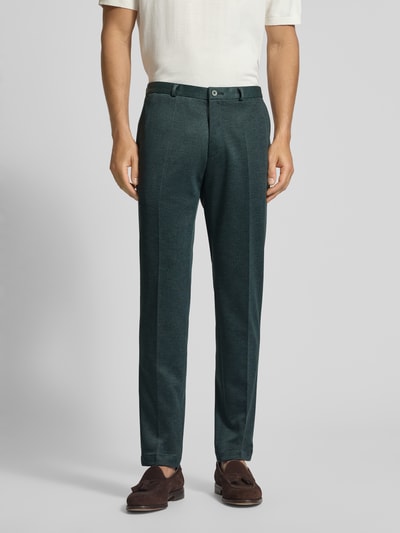 Roy Robson Anzughose mit Bügelfalten und Gesäßtaschen Gruen 4
