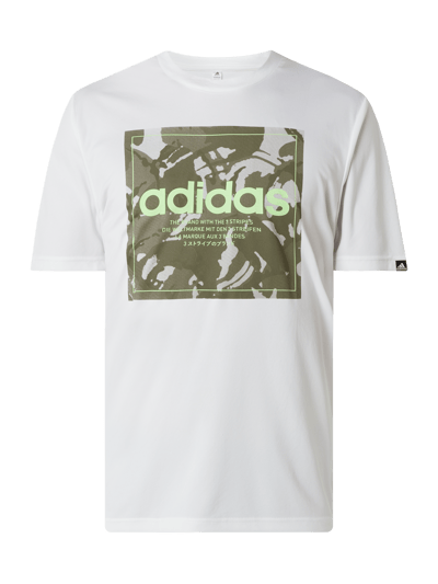 ADIDAS SPORTSWEAR T-Shirt mit Logo-Print Weiss 2