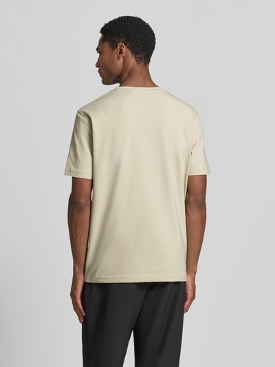 BOSS Green Relaxed Fit T-Shirt aus Baumwoll-Mix Modell 'TS_NETWORK FLAG' Sand 5