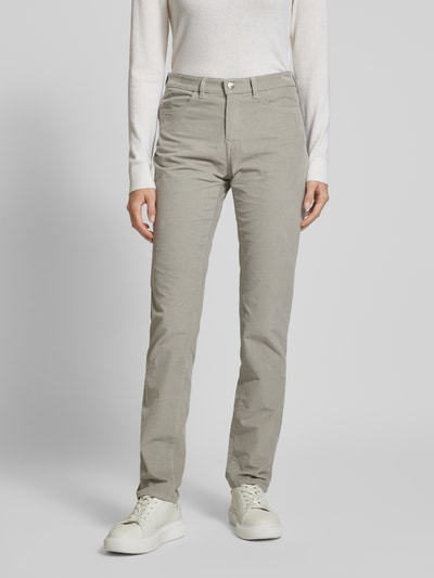 Brax Regular fit chino met steekzakken opzij Lichtgrijs - 4