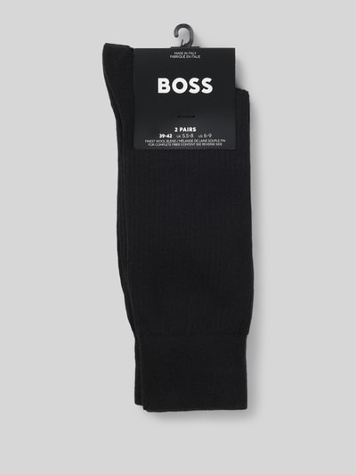 BOSS Socken aus Woll-Mix im 2er-Pack Black 2