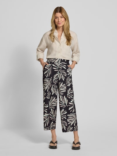 Tom Tailor Denim Kuloty o kroju regular fit z elastycznym pasem Czarny 1