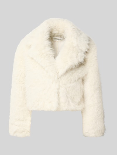 GUIDO MARIA KRETSCHMER WOMAN Cropped Jacke aus Kunstfell Modell 'Daria' Offwhite 2
