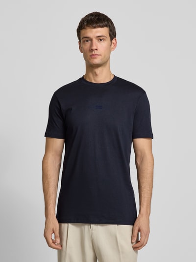 ARMANI EXCHANGE T-shirt z okrągłym dekoltem Granatowy 4