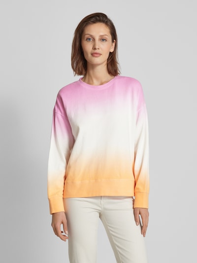 Frieda & Freddies Sweatshirt met kleurverloop Felroze - 4