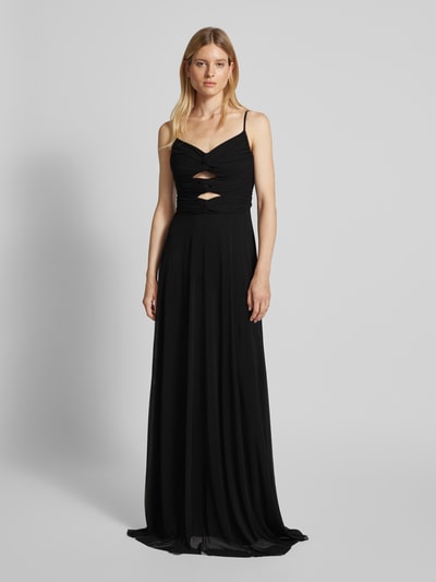 TROYDEN COLLECTION Abendkleid mit Cut Outs Black 4