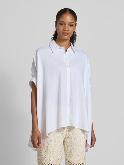 Smith and Soul Oversized blouse met kentkraag Wit - 4