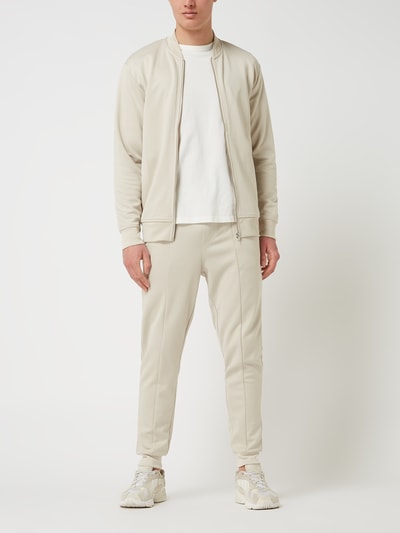 Selected Homme Slim Tapered Fit Sweathose mit Baumwoll-Anteil Modell 'Merl'  Offwhite 1