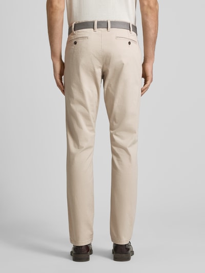MCNEAL Slim Fit Chino mit Gürtel Ecru 5