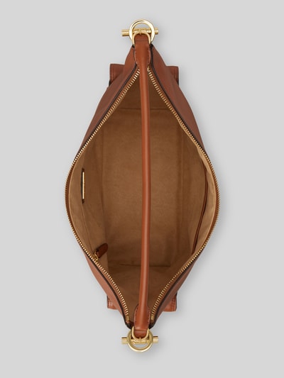 Lauren Ralph Lauren Umhängetasche aus echtem Leder Cognac 5