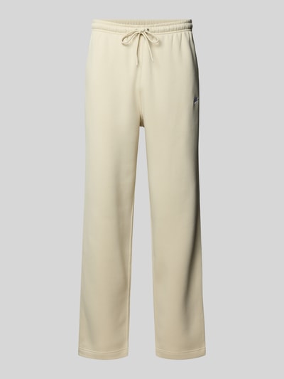 Nike Sweatpants mit Logo-Stitching und Eingrifftaschen Beige 2