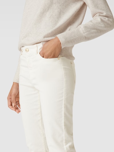 Christian Berg Woman Stoffen broek met 5-pocketmodel Offwhite - 3