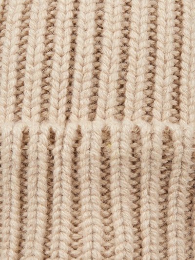 Unio Beanie met brede omslag, model 'Mika' Beige - 2